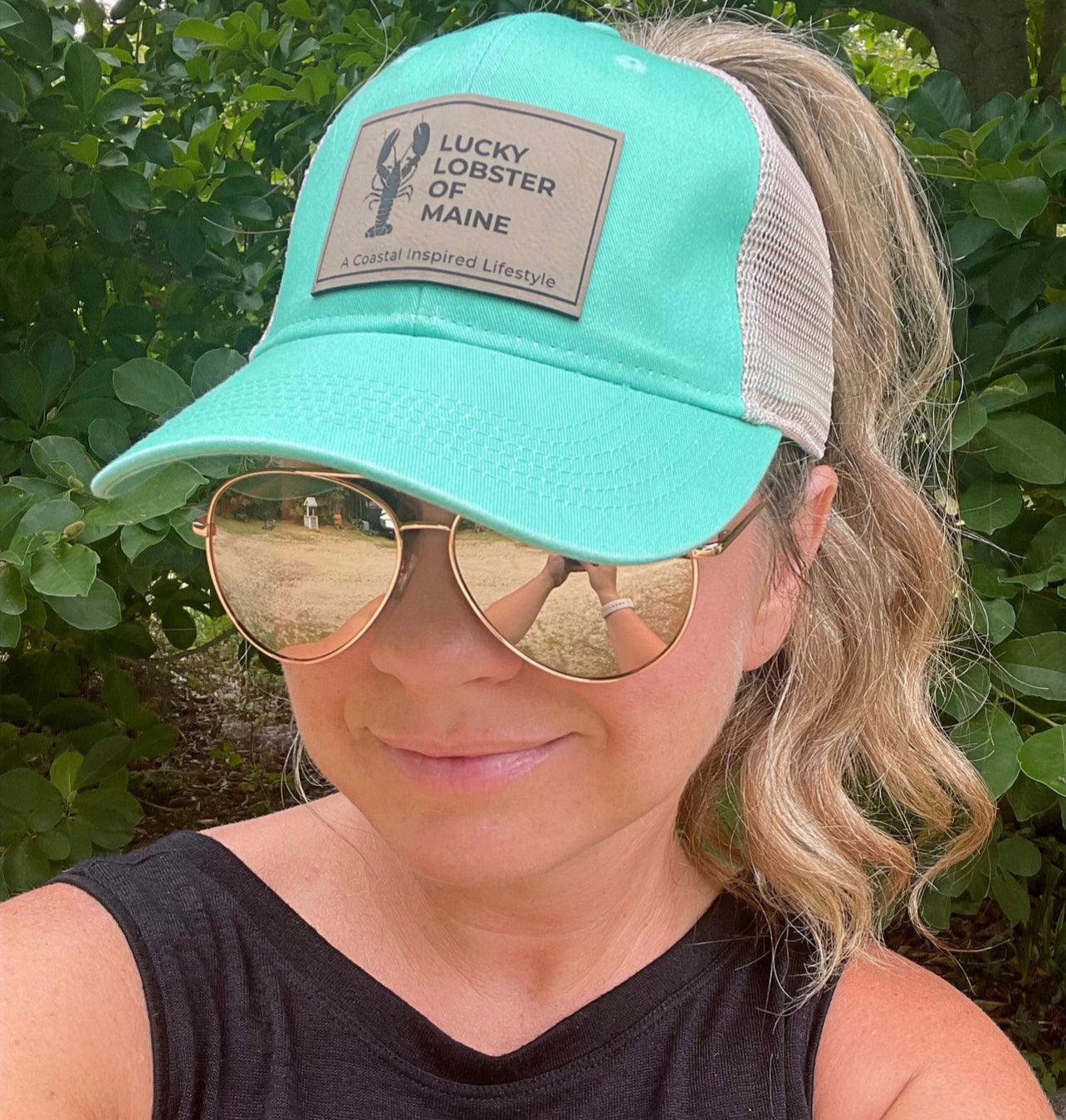 Lucky Lobster Ponytail Hat