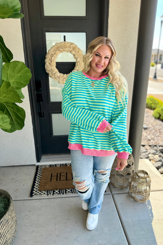 Larson Contrast Pullover