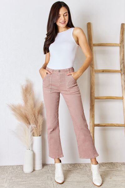 Falling for You Ankle Flare Jeans